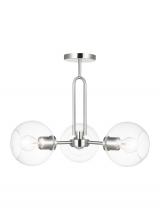 Generation - Designer 7755703EN7-962 - Three Light Semi-Flush Convertible Pendant