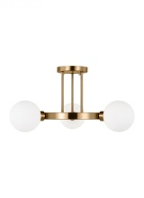 Generation - Designer 7761603-848 - Clybourn Three Light Semi-Flush Mount