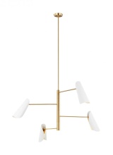 Generation - Designer AEC1024BBSMWT - Tresa Four Light Chandelier