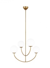 Generation - Designer AEC1054BBS - Galassia Four Light Chandelier