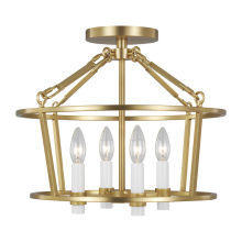 Generation - Designer CF1064BBS - Marston Semi Flush Mount