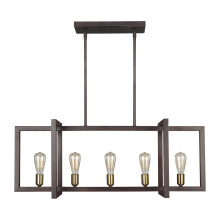 Generation - Designer F3147/5NWB - Finnegan Medium Linear Chandelier