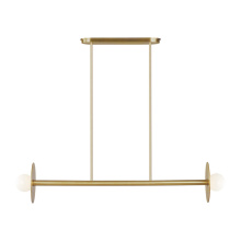 Generation - Designer KC1012BBS - Nodes Medium Linear Chandelier