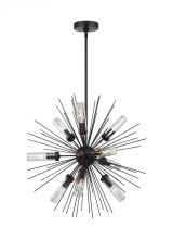 Generation - Designer OLF3295/9ORB - Hilo Small Outdoor Chandelier