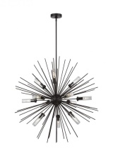 Generation - Designer OLF3296/12ORB - Hilo Large Outdoor Chandelier