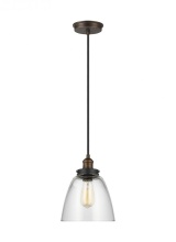 Generation - Designer P1349PAGB/DWZ - Baskin Dome Pendant