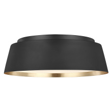 Generation - Designer EF1003MBK - Asher Medium Flush Mount