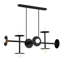 Generation - Designer KC1008MBK - Nodes Large Linear Chandelier