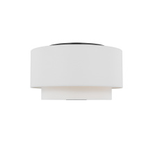 Generation - Designer KSF1043MBK - Sawyer Flush Mount