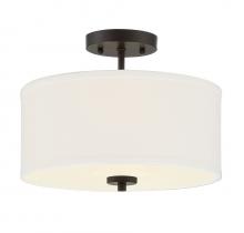 Savoy House Meridian M60008ORB - 2-Light Ceiling Light in Oil Rubbed Bronze