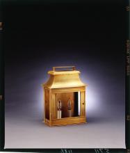 Northeast Lantern 5711-DB-CIM-CLR - Pagoda Wall Dark Brass Medium Base Socket With Chimney Clear Glass