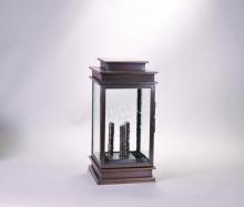 Northeast Lantern 8933P-DAB-LT3-CSG - Pier Dark Antique Brass 3 Candelabra Sockets Clear Seedy Glass