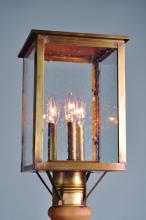 Northeast Lantern 8983-DAB-CIM-CLR - Post Dark Antique Brass Medium Base Socket With Ch