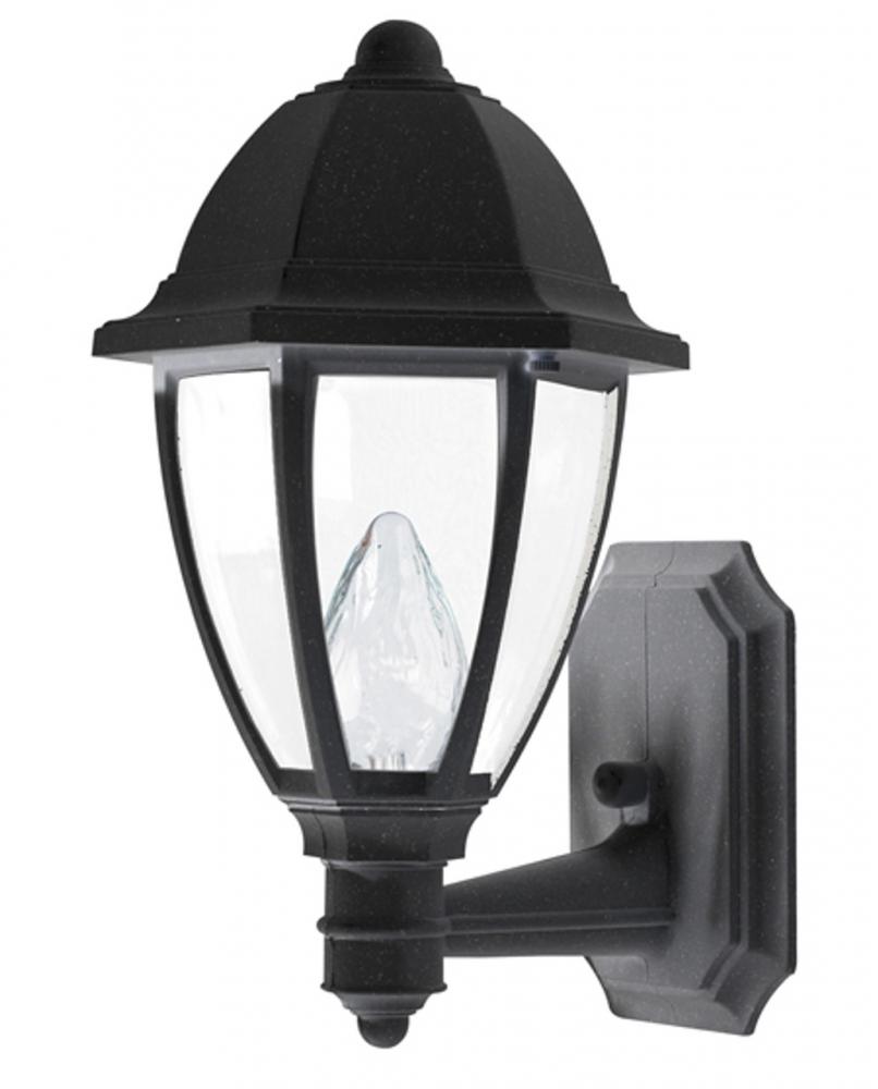 EVERSTONE WALL LANTERN BRONZESTONE W/CLEAR LENS