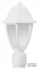 Wave Lighting S21TF-WH - EVERSTONE POST LANTERN WHITESTONE W/FROSTED LENS