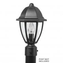 Wave Lighting S21TC-BZ - EVERSTONE POST LANTERN BRONZESTONE W/CLEAR LENS