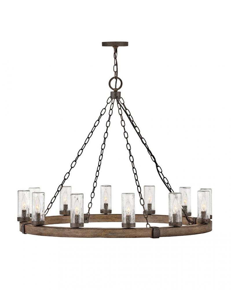 Large Single Tier Chandelier