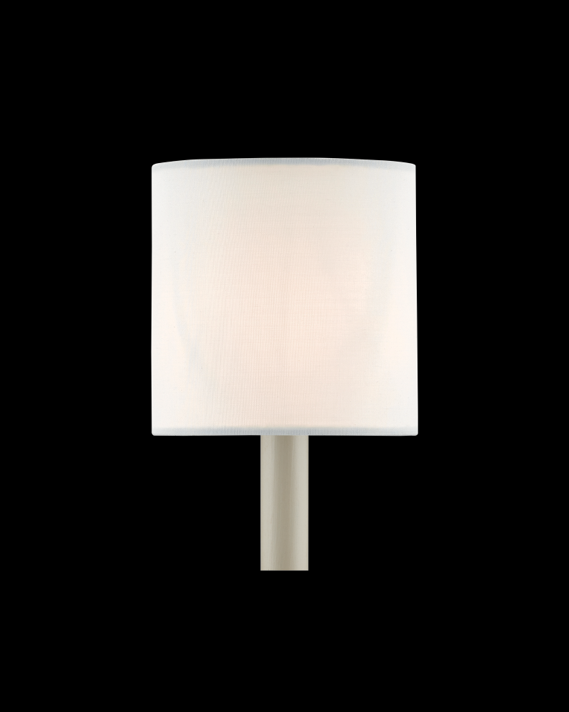 White Cotton Chandelier Shade