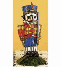Meyda White 18469 - 15" High Nutcracker Accent Lamp