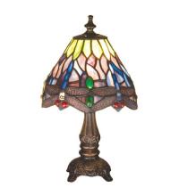 Meyda White 26615 - 11.5"H Tiffany Hanginghead Dragonfly Mini Lamp