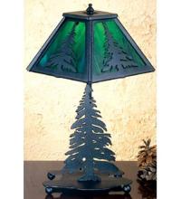 Meyda White 31402 - 14"H Tall Pines Accent Lamp